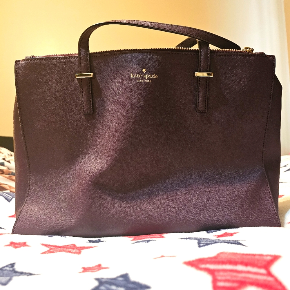 Kate Spade Deep Purple Tote Bag